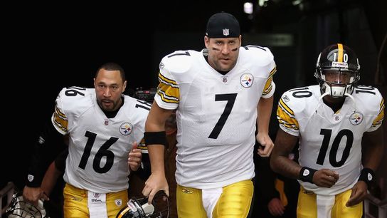 Pittsburgh Steelers Charlie Batch Ben Roethlisberger Santonio Holmes Pittsburgh Steelers Charlie Batch Ben Roethlisberger Santonio Holmes