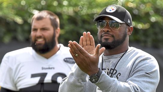 Pittsburgh Steelers Alejandro Villanueva Mike Tomlin Steelers Alejandro Villanueva Mike Tomlin