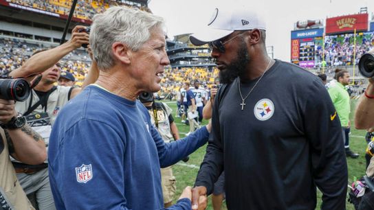 Pittsburgh Steelers Mike Tomlin Pete Carroll Pittsburgh Steelers Mike Tomlin Pete Carroll