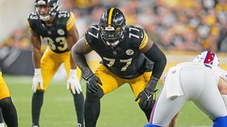 Steelers Rookie OT Broderick Jones Believes He "Could Call The Plays" In The Newly Led Offense  (Steelers News). Photo by Gene J. Puskar / Associated Press