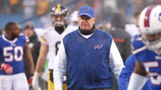 Former Buffalo Bills head coach Rex Ryan leaves the field after losing to the Pittsburgh Steelers in 2016. Former Buffalo Bills head coach Rex Ryan leaves the field after losing to the Pittsburgh Steelers in 2016.