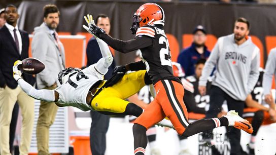 Steelers' George Pickens makes amazing catch against Cleveland Browns Steelers' George Pickens makes amazing catch against Cleveland Browns