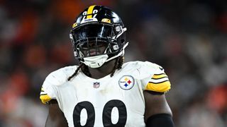 Steelers’ Larry Ogunjobi’s Job May Be Safe Because Of Desperation According To Mark Kaboly (Steelers News). Photo by Nick Cammett / Diamond Images / Getty Images