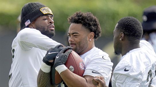 Steelers Najee Harris and Jaylen Warren Steelers Najee Harris and Jaylen Warren