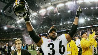 Steelers' Legendary Running Back Jerome Bettis Takes Unique Opportunity With The Pro Football Hall Of Fame (Jerome Bettis). Photo by Harry How / Getty Images