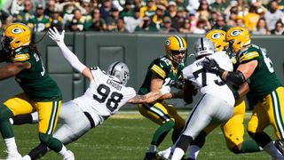 Steelers Receive Brutal Truth From Raiders' Maxx Crosby About Aaron Rodgers' Future (Steelers News). Photo by Adam Niemi / The Daily Mining Gazette