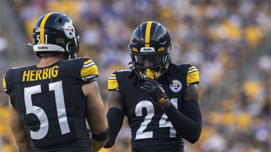 Steelers Joey Porter Jr and Nick Herbig Steelers Joey Porter Jr and Nick Herbig
