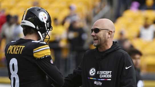 Steelers Matt Canada and Kenny Pickett Steelers Matt Canada and Kenny Pickett