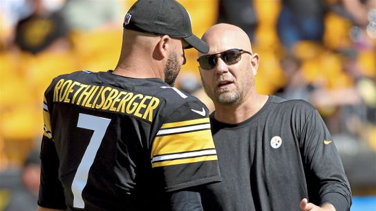 Steelers Ben Roethlisberger and Matt Canada Steelers Ben Roethlisberger and Matt Canada