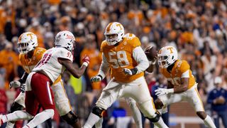 Steelers 4-Round Mock Draft: Options Aplenty For Pittsburgh (Steelers Mock Draft). Photo by Andrew Ferguson / Tennessee Athletics