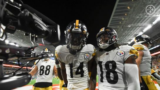 Steelers George Pickens and Diontae Johnson Steelers George Pickens and Diontae Johnson