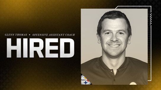 Steelers hired Glenn Thomas prior to the 2023 season Steelers hired Glenn Thomas prior to the 2023 season