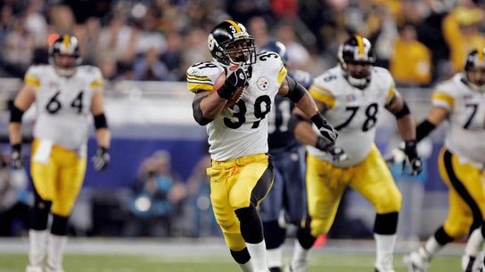 Steelers running back Willie Parker sets Super Bowl record with 75-yard rushing touchdown in Super Bowl XL against the Seattle Seahawks Steelers running back Willie Parker sets Super Bowl record with 75-yard rushing touchdown in Super Bowl XL against the Seattle Seahawks