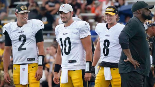 Pittsburgh Steelers Mason Rudolph Mitch Trubisky Kenny Pickett Pittsburgh Steelers Mason Rudolph Mitch Trubisky Kenny Pickett