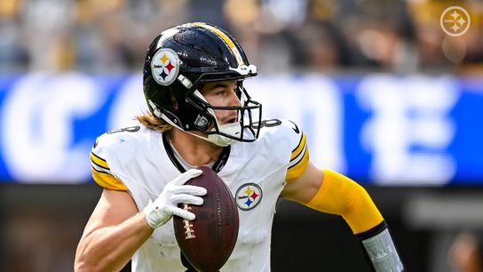 Steelers' Kenny Pickett in a victory over the Los Angeles Rams 