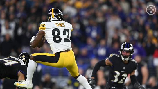 Steelers receiver Steven Sims Steelers receiver Steven Sims
