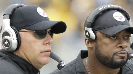 Steelers Mike Tomlin and Bruce Arians Steelers Mike Tomlin and Bruce Arians