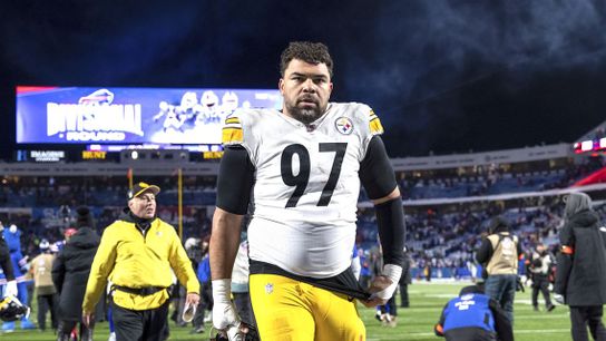 Steelers veteran Cam Heyward walks off the field following their playoff loss in Buffalo in the Wild Card game on Monday afternoon Steelers Cam Heyward