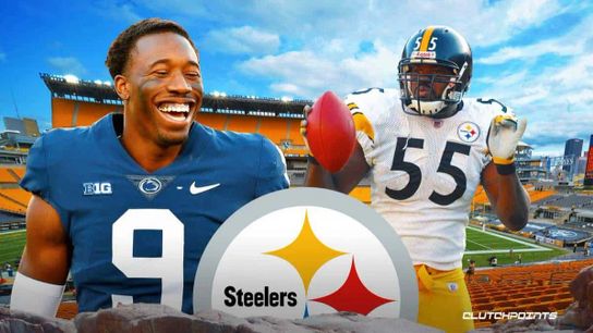 Steelers Joey Porter Jr and Sr