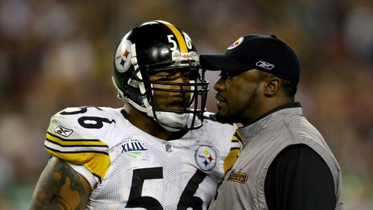 Steelers LaMarr Woodley Mike Tomlin Steelers LaMarr Woodley Mike Tomlin