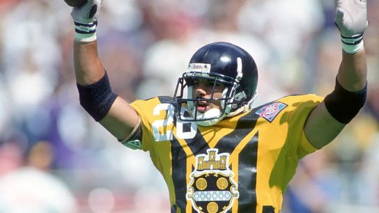 Steelers great, Rod Woodson, wears alternate jersey Steelers great, Rod Woodson, wears alternate jersey