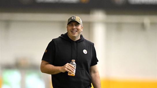 Steelers' Offensive Coordinator Arthur Smith is exciting his offensive line with his plan. Steelers' Offensive Coordinator Arthur Smith is exciting his offensive line with his plan.