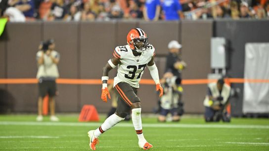 Browns safety D'Anthony Bell during a game. Steelers' D'Anthony Bell