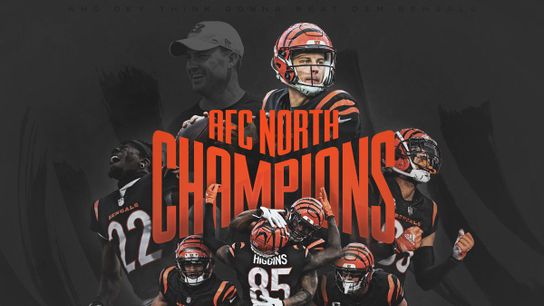Cincinatti Bengals: 2022 AFC North Champions Cincinnati Bengals, Steelers: 2022 AFC North Champions