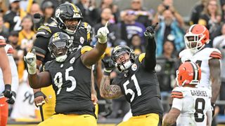 Steelers' Keeanu Benton Discusses Adaptable Run Defense During Win Against Ravens (Steelers News). Photo by Justin Guido / Pittsburgh Post-Gazette