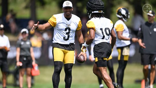 Steelers' Russell Wilson Calvin Austin III Steelers' Russell Wilson Calvin Austin III