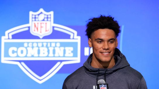 Former Oregon Cornerback Christian Gonzalez At The 2023 NFL Scouting Combine Steelers Christian Gonzalez