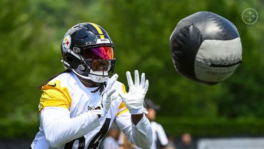 Steelers' special teams returner Cordarrelle Patterson during a workout at minicamp. Steelers Cordarrelle Patterson
