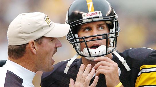Steelers' Bill Cowher Ben Roethlisberger Steelers' Bill Cowher Ben Roethlisberger