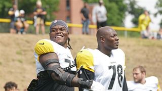 Steelers' Depth Chart Unveils Exciting New Starting Offensive Line (Steelers News). Photo by Sebastian Foltz / Post-Gazette