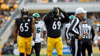 Steelers' Dan Moore Jr. Ranks As One Of The Worst Tackles, While Former Steeler Kevin Dotson Ranks As One Of The Best Guards (Steelers News). Photo by Matt Durisko / AP Photo