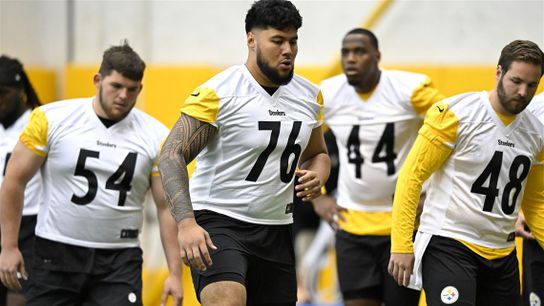Steelers' Troy Fautanu Zach Frazier Steelers' Troy Fautanu Zach Frazier