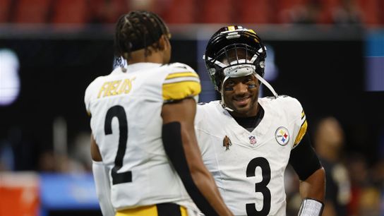 Steelers' Russell Wilson And Justin Fields Steelers' Russell Wilson and Justin Fields