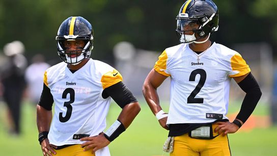 Steelers' Justin Fields Russell Wilson Steelers' Justin Fields Russell Wilson