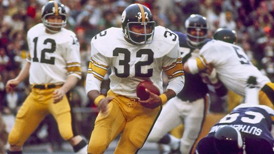 Steelers Franco Harris and Terry Bradshaw Steelers Franco Harris and Terry Bradshaw