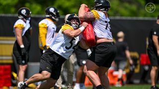 Steelers Find Out Great Information Regarding Their Offensive Line  (Steelers News). Photo by Karl Roser / Pittsburgh Steelers