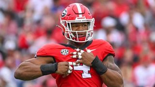 Steelers Land Georgia Pass Rusher Nolan Smith In CBS Sports 1st Round Mock Draft (Nolan Smith ). Photo by Getty Images