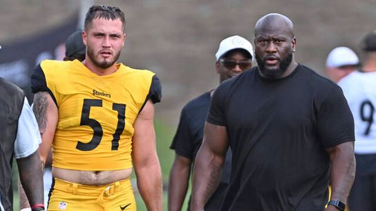 Steelers' Nick Herbig James Harrison Steelers' Nick Herbig James Harrison