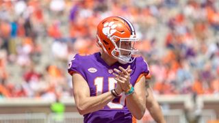 Pittsburgh Steelers' Insider Believes Team Likely To Offer Former Clemson Quarterback A Contract  (Hunter Johnson). Photo by Elly Hickey / 247Sports