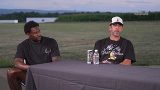 Steelers' Aaron Rodgers Shares The Ultimate Praise For Pittsburgh's Number 1 Wideout: "Haven't Had A Guy Like DK [Metcalf]" (Steelers News). Photo by Not Just Football with Cam Heyward