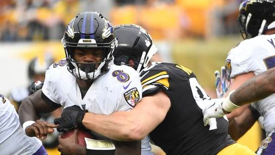 Steelers' Lamar Jackson TJ watt Steelers' Lamar Jackson TJ watt