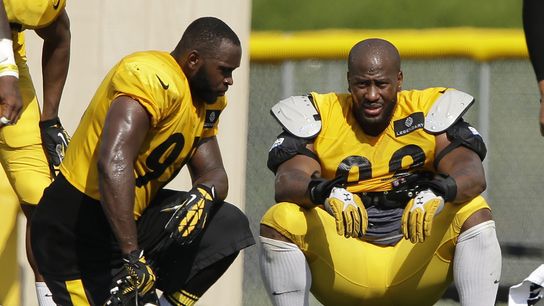 Steelers James Harrison And Vince Williams Steelers James Harrison And Vince Williams