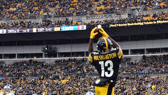 Former Steelers' WR, James Washington Against The Detroit Lions Steelers James Washington
