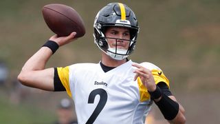 Steelers' Mason Rudolph Has Cringeworthy Beginning Opening Door For UDFA Tanner Morgan  (Steelers News). Photo by Charles LeClaire / USA TODAY Sports