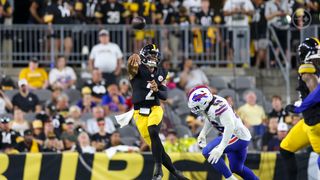 Steelers' Justin Fields Has A Hall Of Famer Come To His Defense After Big Error (Steelers News). Photo by Harrison Barden / Pittsburgh Steelers