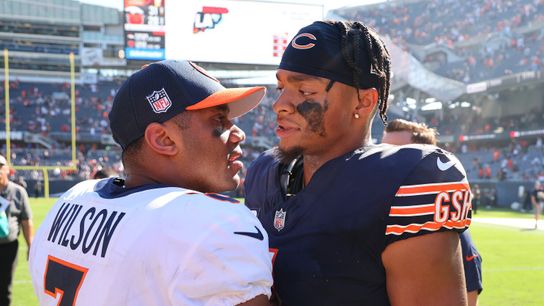 Steelers' Russell Wilson and Justin Fields Steelers' Russell Wilson and Justin Fields